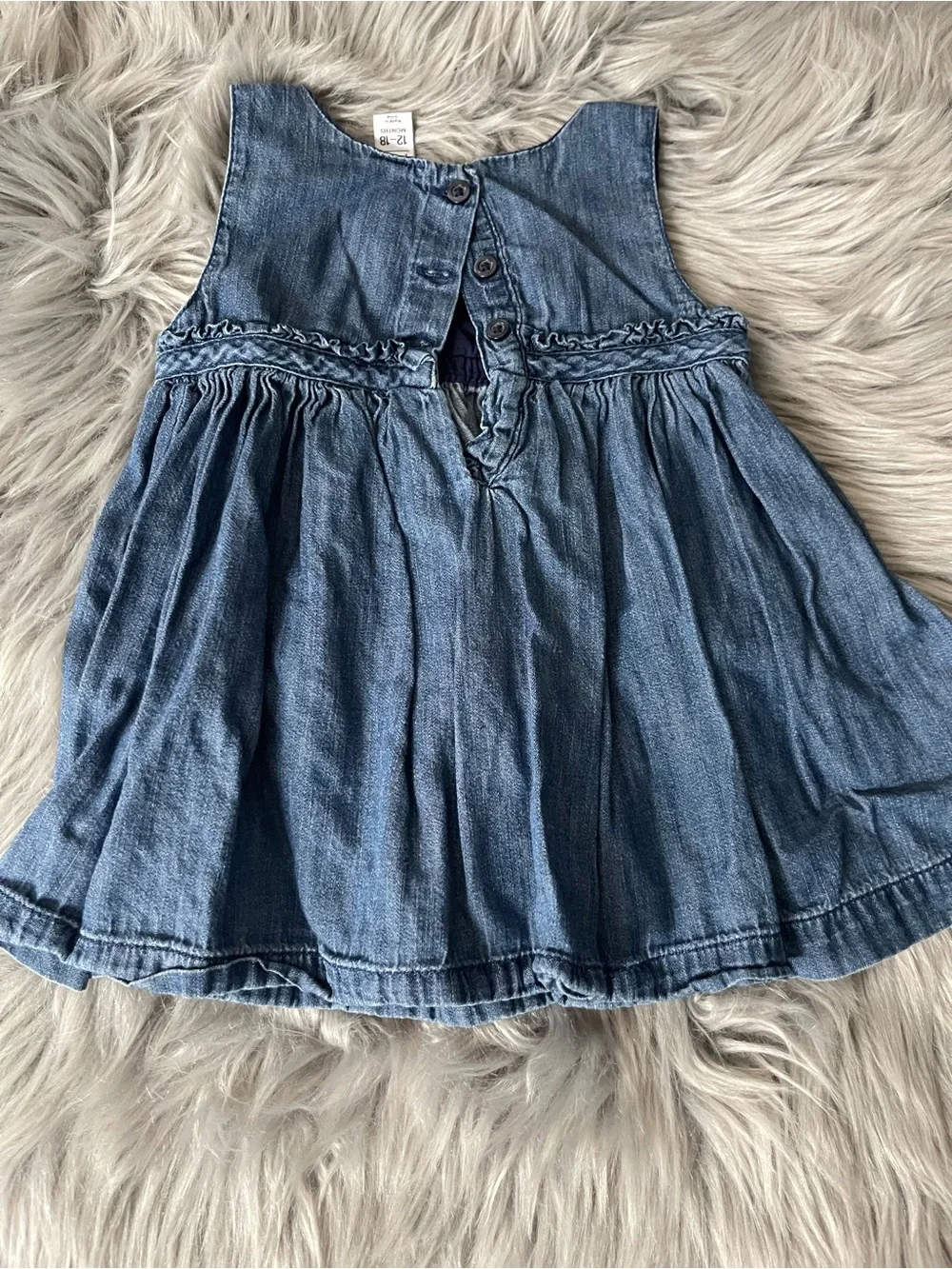 Baby Gap Denim Dress Size 12-18 months EUC #2754